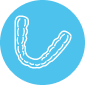 Clear aligner illustration